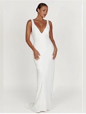 knee length dresses for ladies Meshki Chandra Maxi – Rent To Dress NZ main image 0